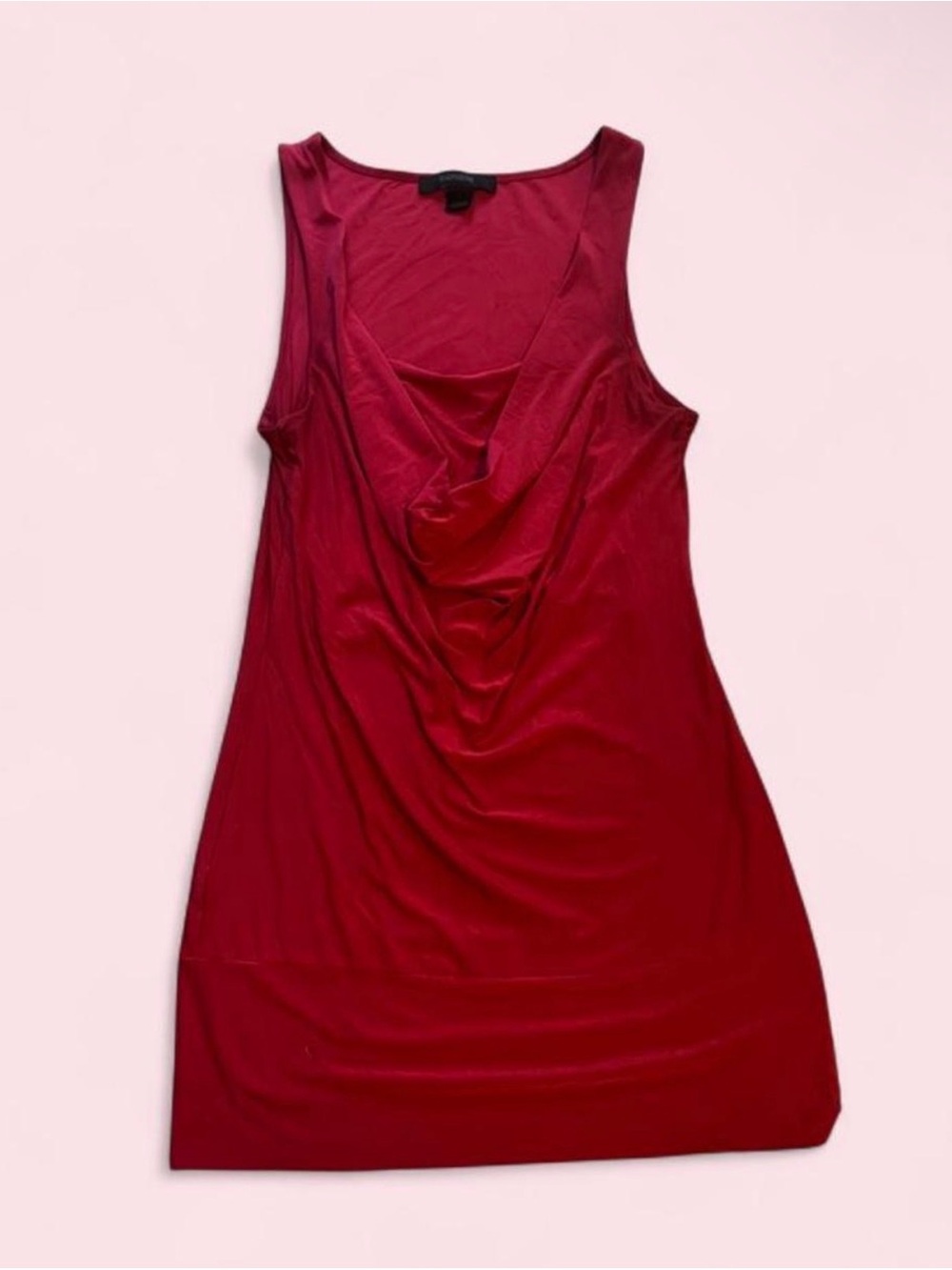 Express Red Cowl Neck Mini Dress Size S